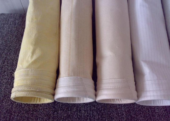 نسيج فلتر FMS عالي المتانة مع طلاء PTFE وتركيبة ألياف Nomex مناسب للصناعات المعدنية والكيميائية