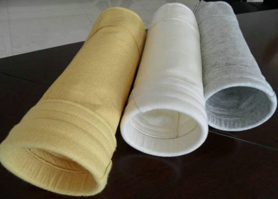 نسيج فلتر FMS عالي المتانة مع طلاء PTFE وتركيبة ألياف Nomex مناسب للصناعات المعدنية والكيميائية