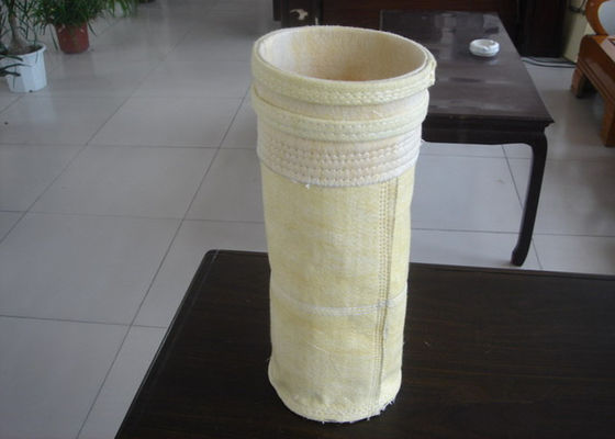 نسيج فلتر FMS عالي المتانة مع طلاء PTFE وتركيبة ألياف Nomex مناسب للصناعات المعدنية والكيميائية