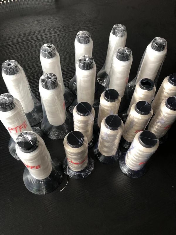 PTFE 1200d 1500d 1250d 2000d خيوط الخياطة PTFE لخياطة حقيبة المرشح